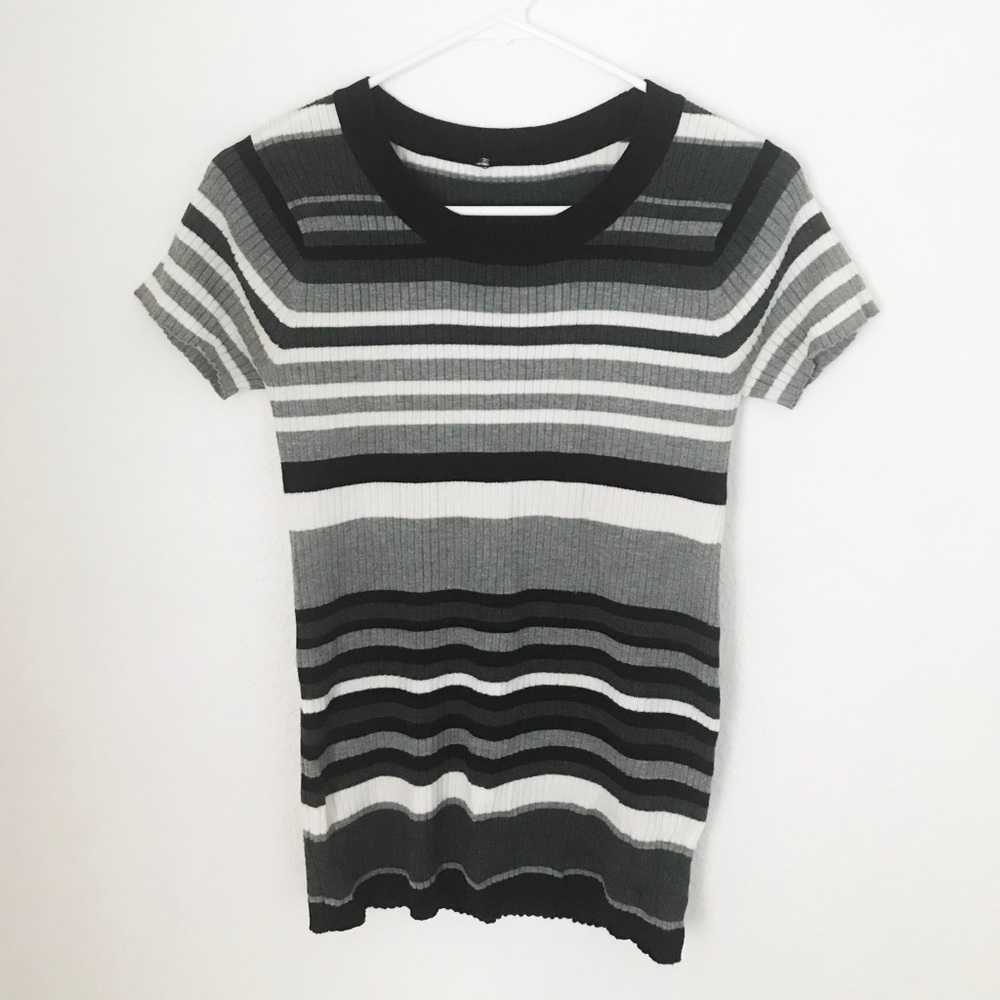 Ribbed Striped Shirt